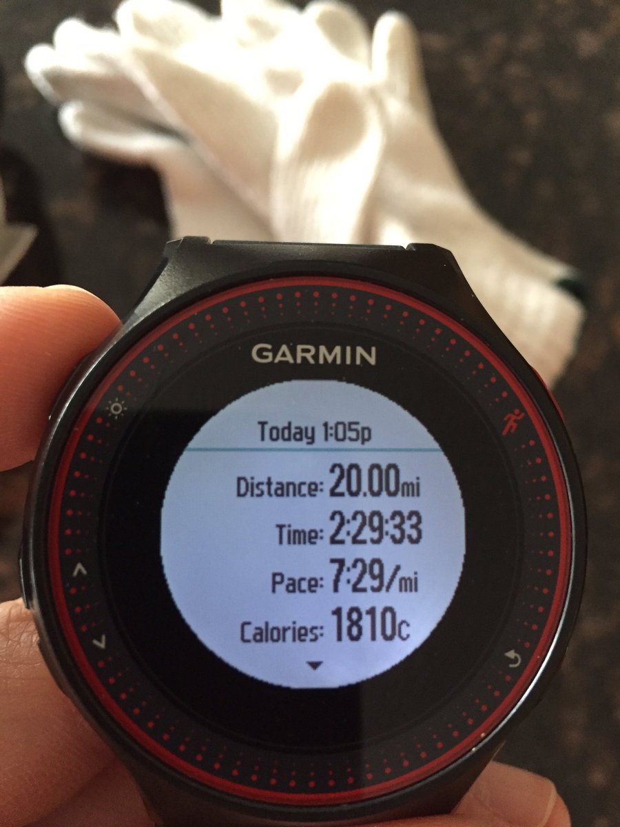 jctradez71's tweet image. Got a 20 miler in today...feel great!