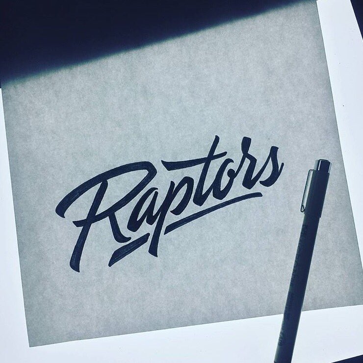 bbbmagazine's tweet photo. Our man #MarcSirus rocking a dope piece for the @Raptors for making it through. #Raptors #typography #rapsvsheat https://t.co/L8tKxrKLC4