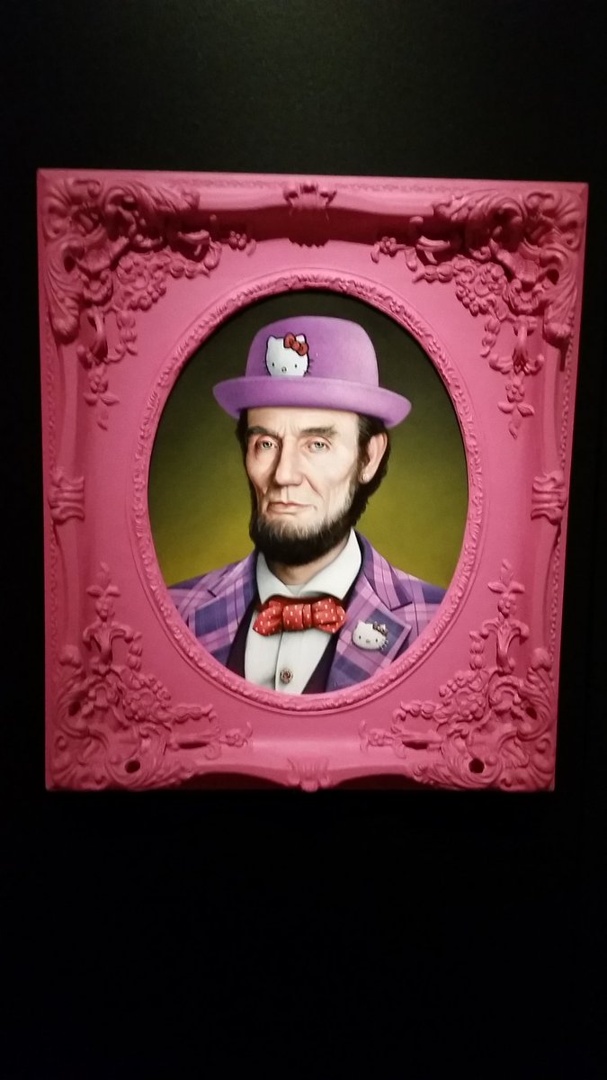 hmwsgx's tweet photo. Took a trip to #HelloKittyEMP & TIL Lincoln was a big fan #landoflincolnrep #otherpicstoo https://t.co/6FBE9BX9L4