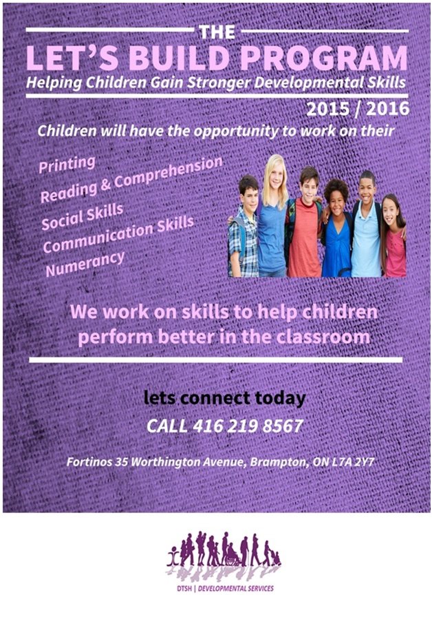 dtshservices's tweet photo. The Let's Build developmental program https://t.co/dCT9pllzPi