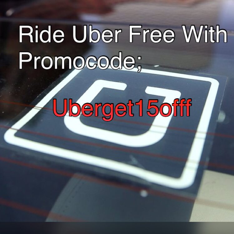 uberlyftcode's tweet image. Ride Uber Free With Promocode; uberget15offf