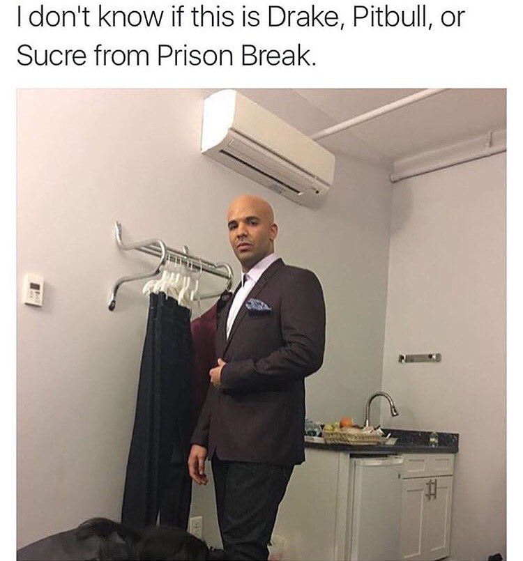WORLDSTAR's tweet photo. Drake without hair 💀 https://t.co/bx7bmA5AL2