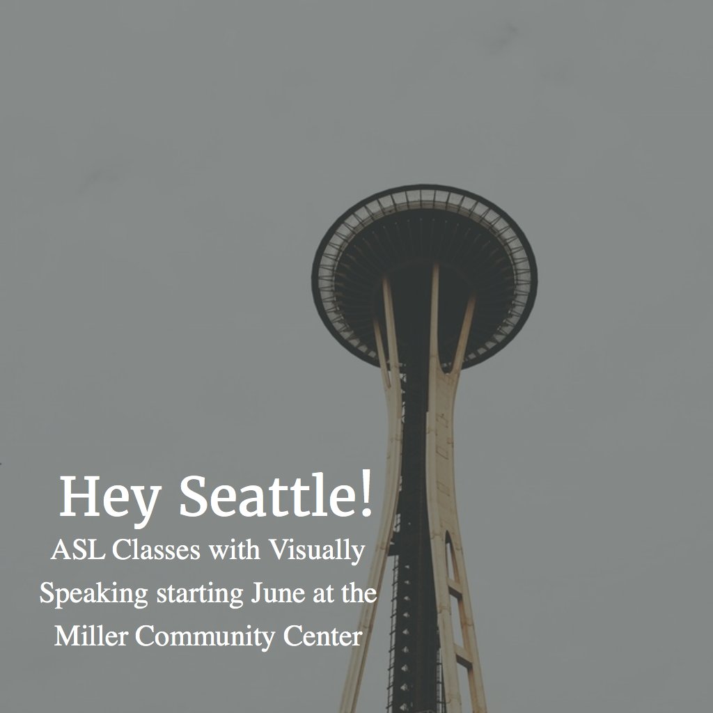 No summer plans yet? We got you. June 8th is the start of our next #ASL classes! Sign up: ow.ly/3kYR300dCBF