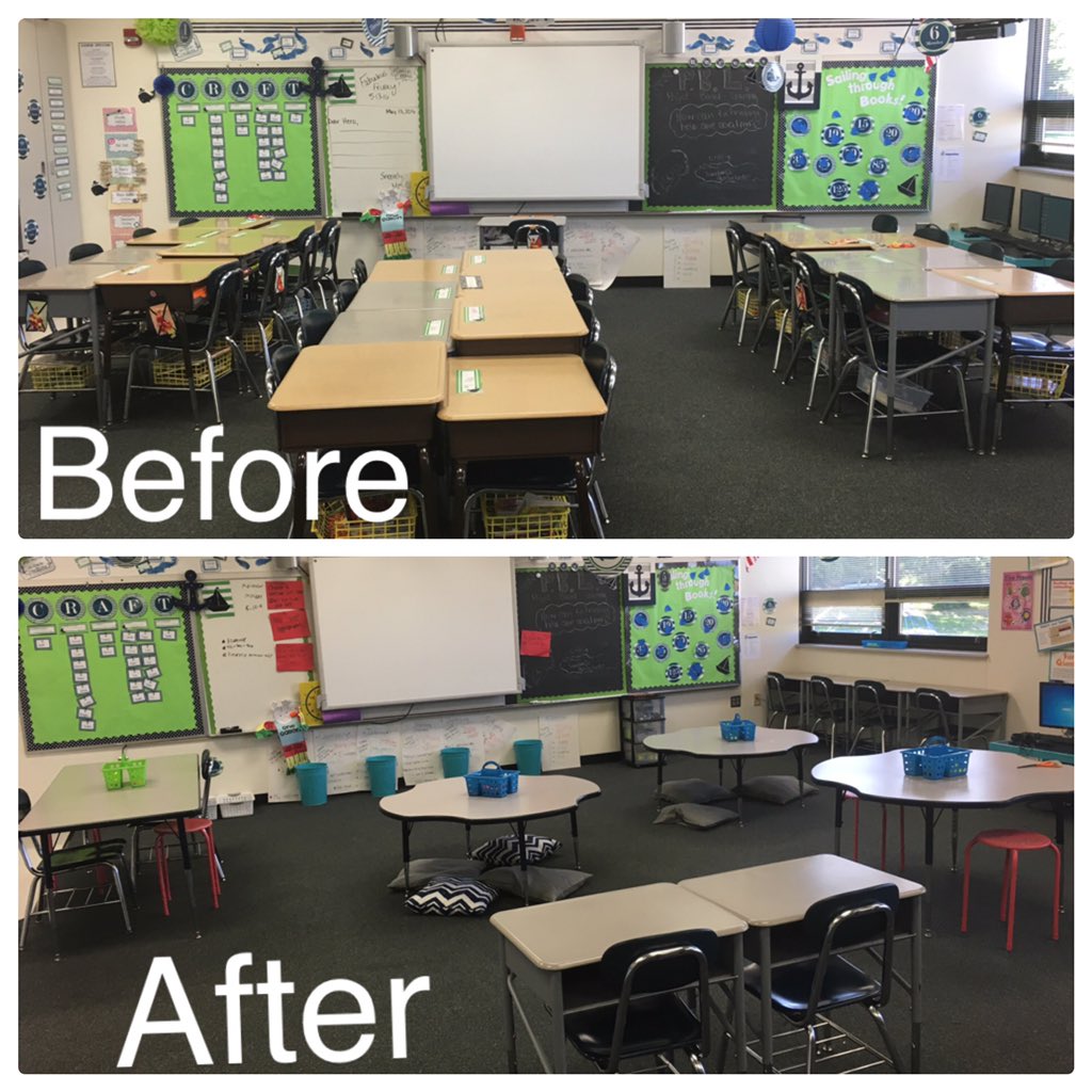 MrsComerNWES's tweet photo. We are trying something new and made the switch to #flexibleseating #gccspride #iteach2nd https://t.co/6T0f86oV5m