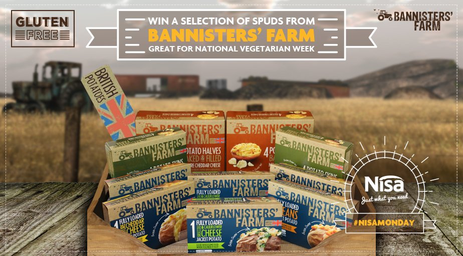 #NisaMonday 🎊 We're giving away a <a href="/bannistersfarm/">Bannisters Yorkshire Family Farm</a> pack! RT+FOLLOW to enter. Good luck! T&amp;Cs: bit.ly/1Jj8DuX