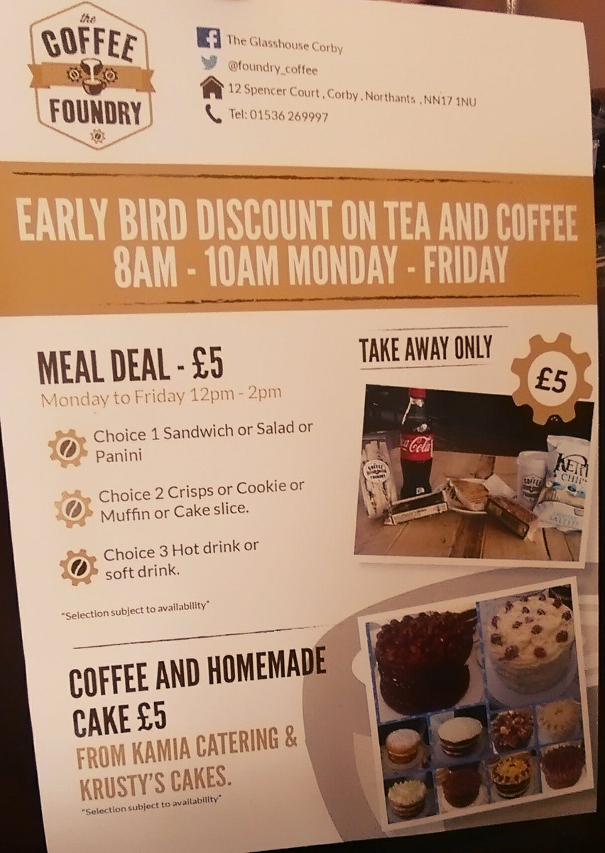 Good morning coffee lovers! Don't forget we have fantastic deals on through out the week! #coffeesolveseverything