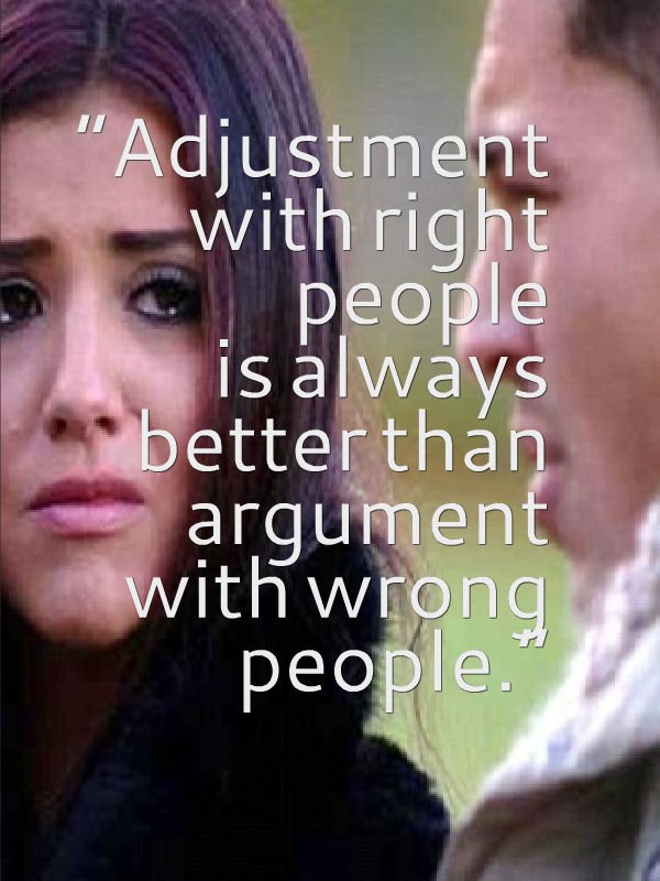 MacSender's tweet image. #Adjustment with right people is always #better than #argument with wrong people.
