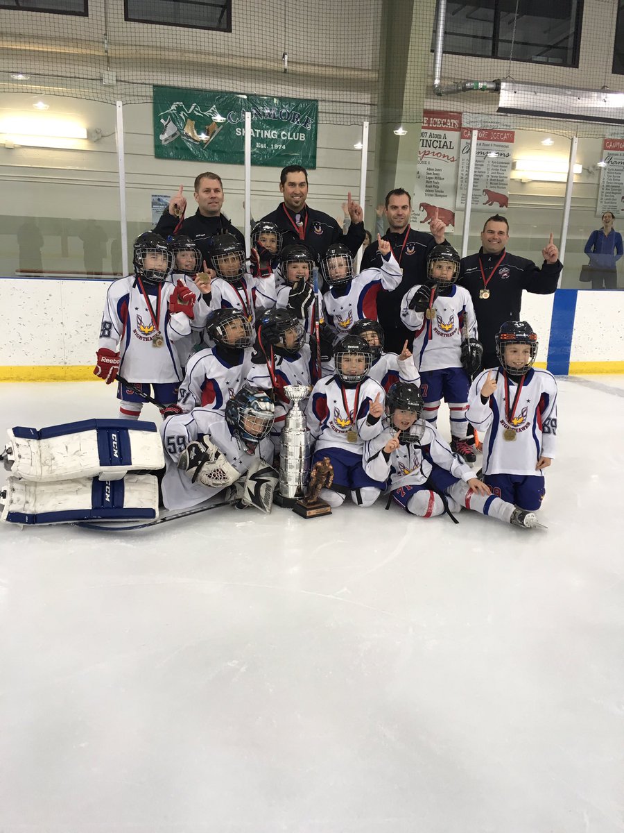 TopGunsHockey's tweet photo. Great final between Okanagan Nighthawks vs. Red Deer Rustlers. Congrats to the Nighthawks in winning the Tournament! https://t.co/0EXeCF7Bm2