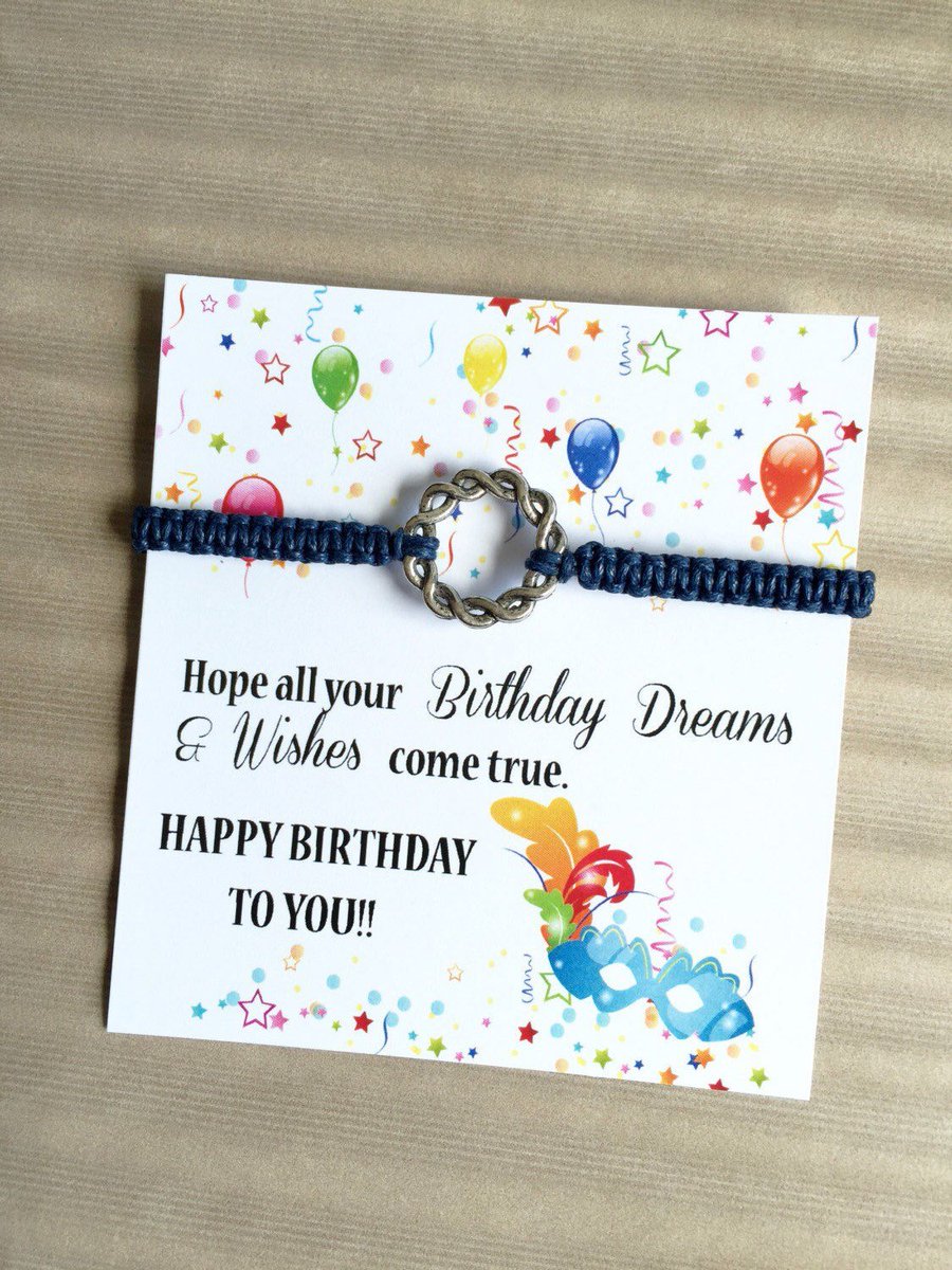 WORDSwithCHARM's tweet photo. Birthday Gift Card - Circle Charm Bracelet - Macrame Bracelet - Hap… https://t.co/sI6W8WCXe4 #Craftbuzz #CircleCharm https://t.co/86t79WbhiD