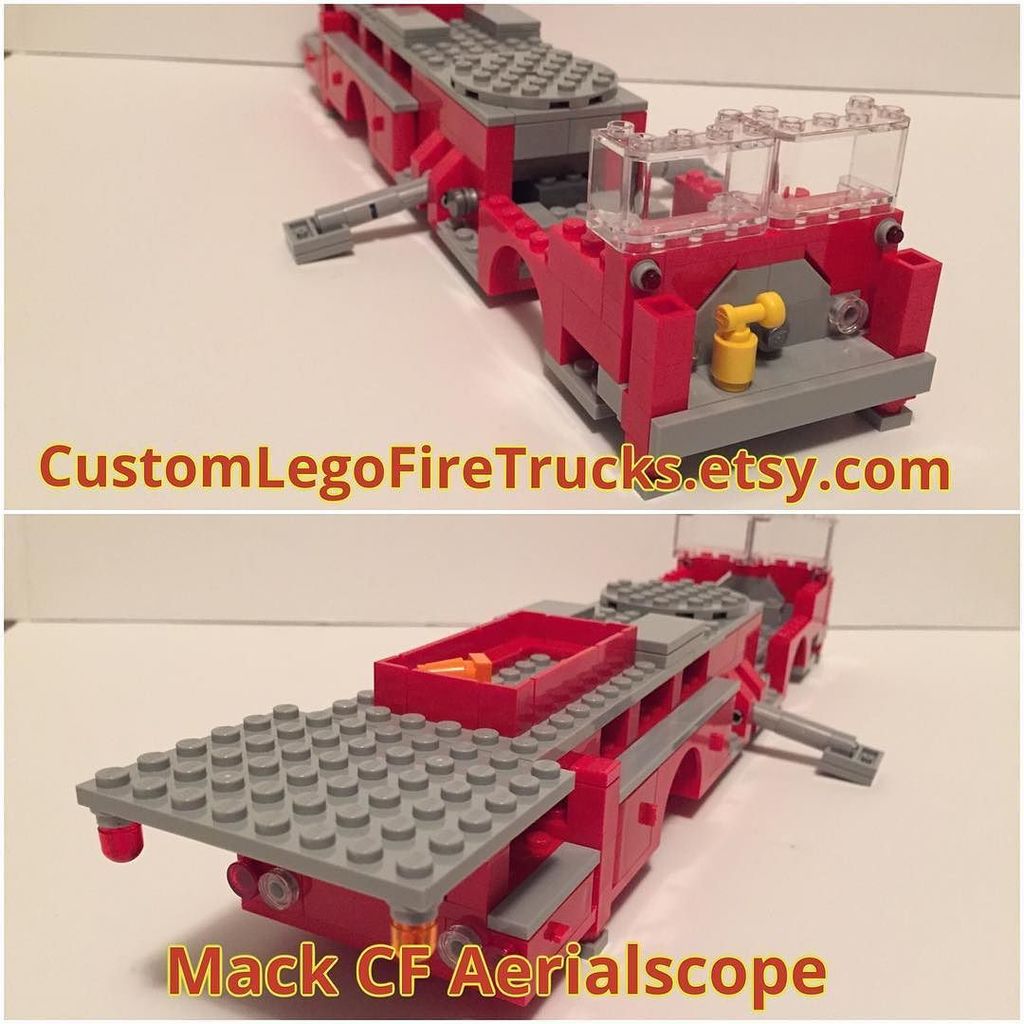 AFireStation's tweet image. Found this cool photo, not mine #mack #aerialscope #firetruck #lego #customlegofiretrucks #etsy #vintage #vintagefi…