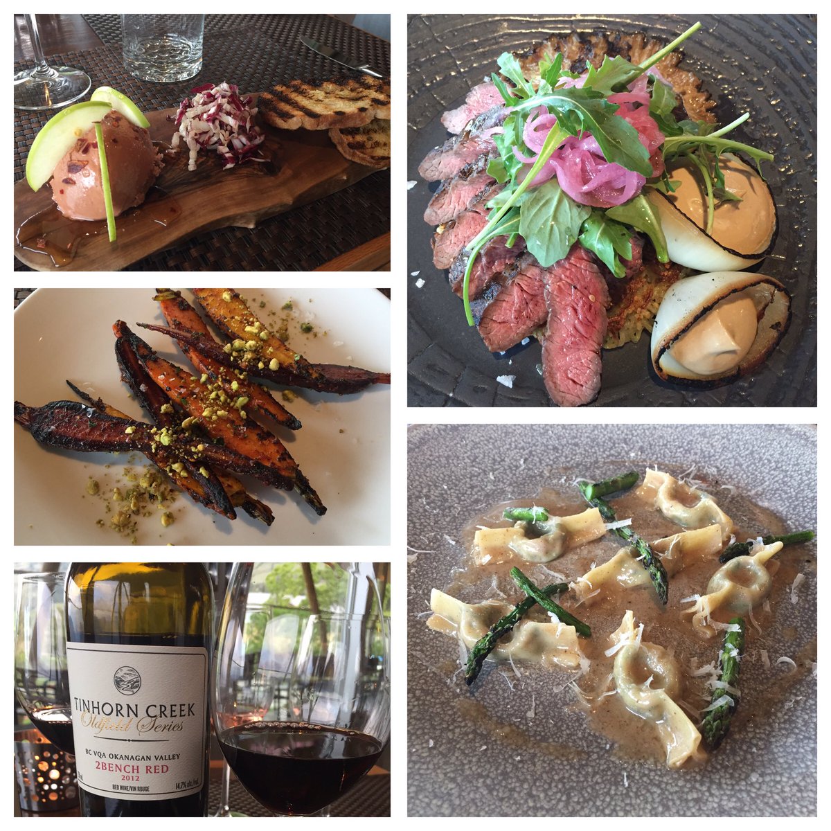 anyatalking's tweet image. When you're dining @MiradoroResto it's hard to decide if it's the food or wine that's making you drunk.