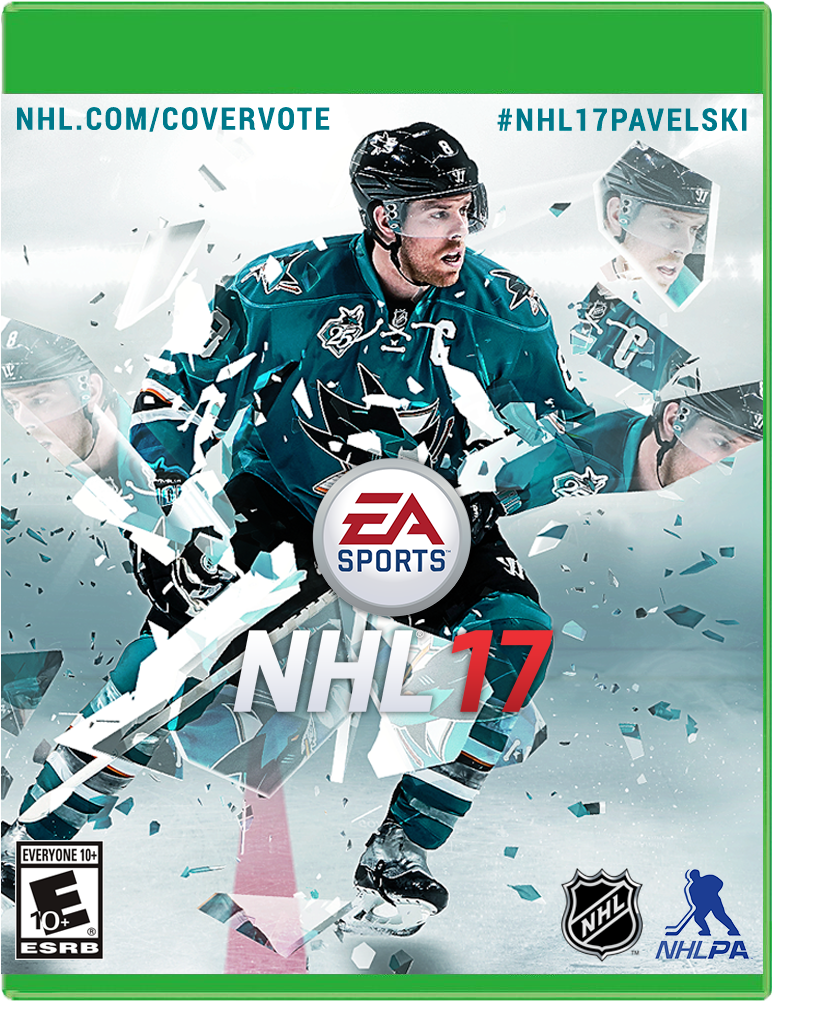 SanJoseSharks's tweet image. Get this cover into homes across America &amp;amp; the world!

Tweet &amp;amp; RT #NHL17Pavelski or vote at NHL.com/covervote