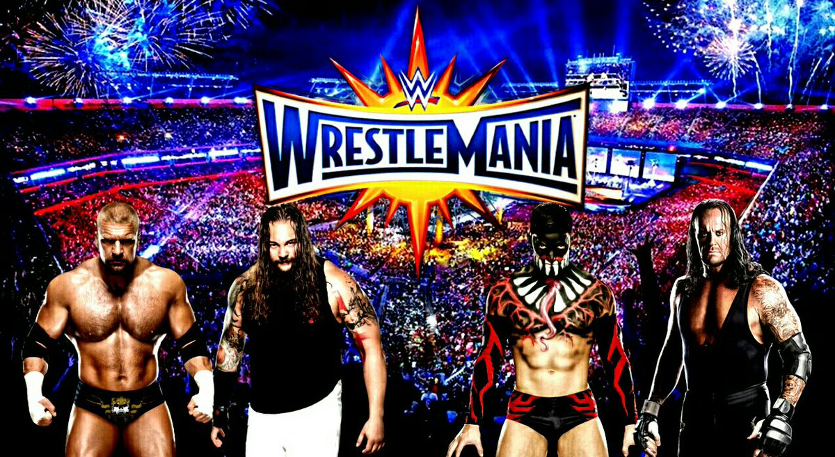 JonathanB455's tweet photo. #HHHVsWyatt @TripleH vs. @WWEBrayWyatt and #DemonVsDeadman @wwebalor vs. The #Undertaker at #WrestleMania 33! https://t.co/T1Fa268DCC