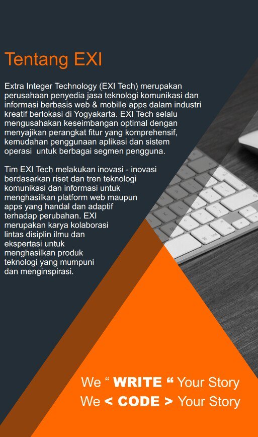 Thisi who we are,let's join us; Info Lowongan: 085729665795 extrainteger.com