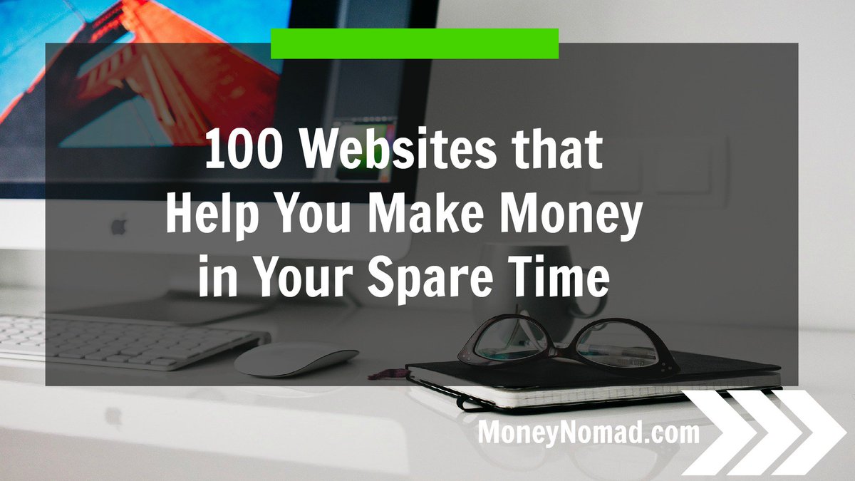 MoneyNomadZach's tweet image. Check out this list of 100 websites that help you make money - including @SkipTheDrive buff.ly/1TiK1IP