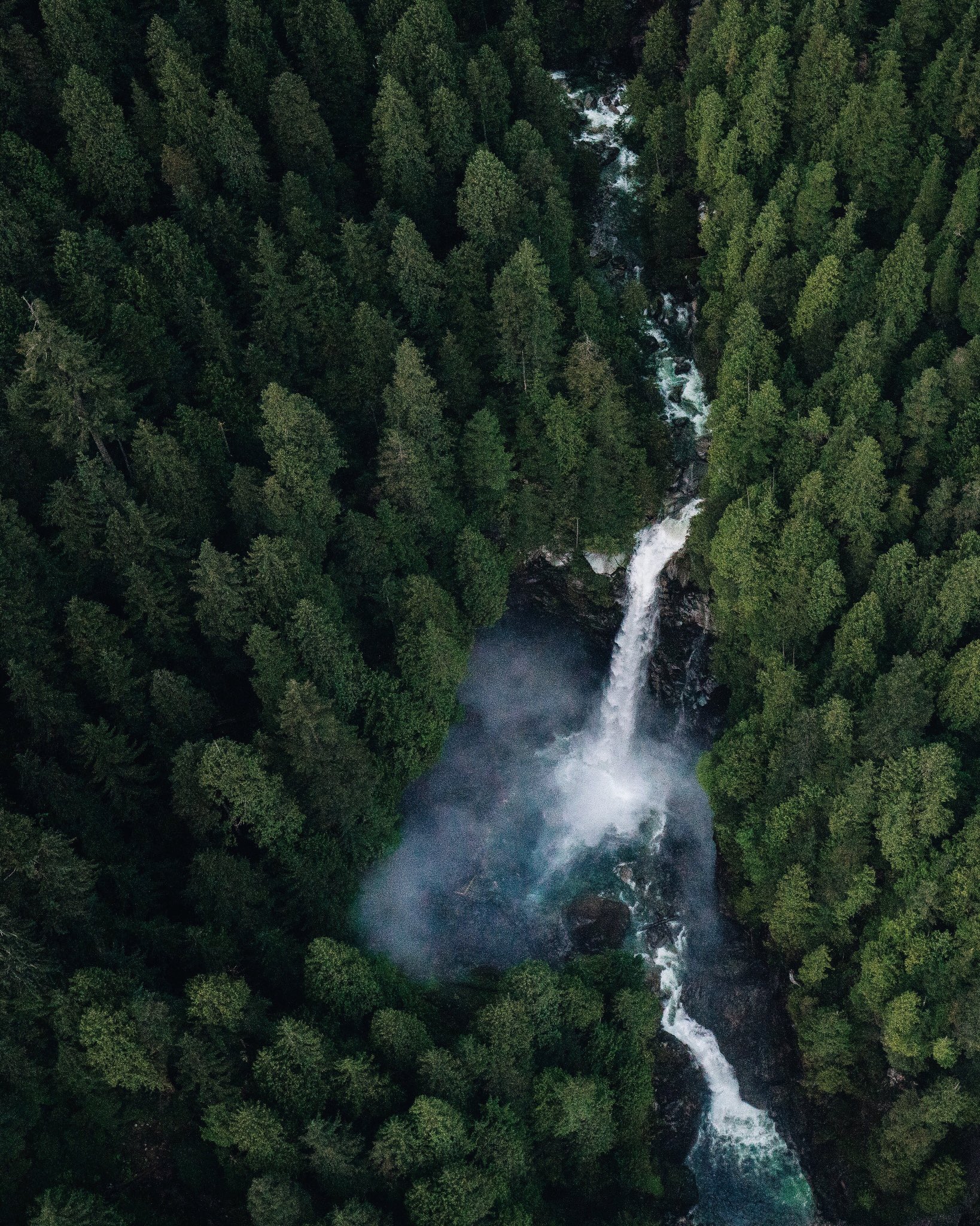 Hunting for secret waterfalls just outside Vancouver from above with @stayandwander & @bradleyfriesen. https://t.co/KA3E6BSacY