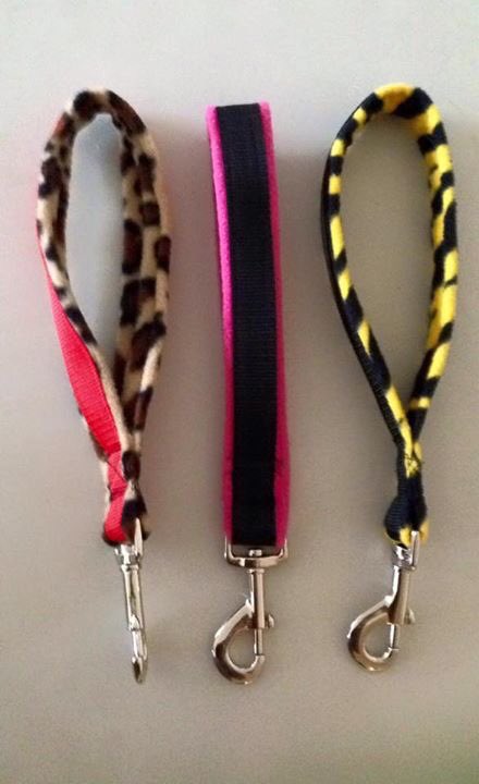 Leads Made with webbing and fleece choose your own colour or pattern
