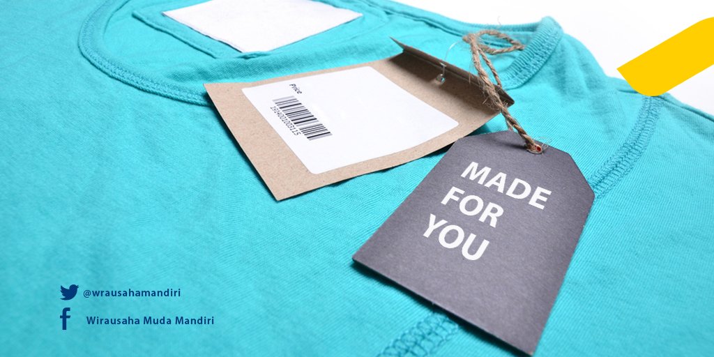 Beri sentuhan personal pada barang atau jasa yg Sahabat tawarkan, misalnya dengan memakai tagline unik. #TipsWira