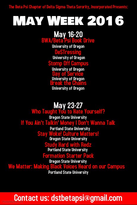 Stay posted everyone, MAY WEEK 2016 is here! #Generationformation #Betapsi #SP16 #Mayweek