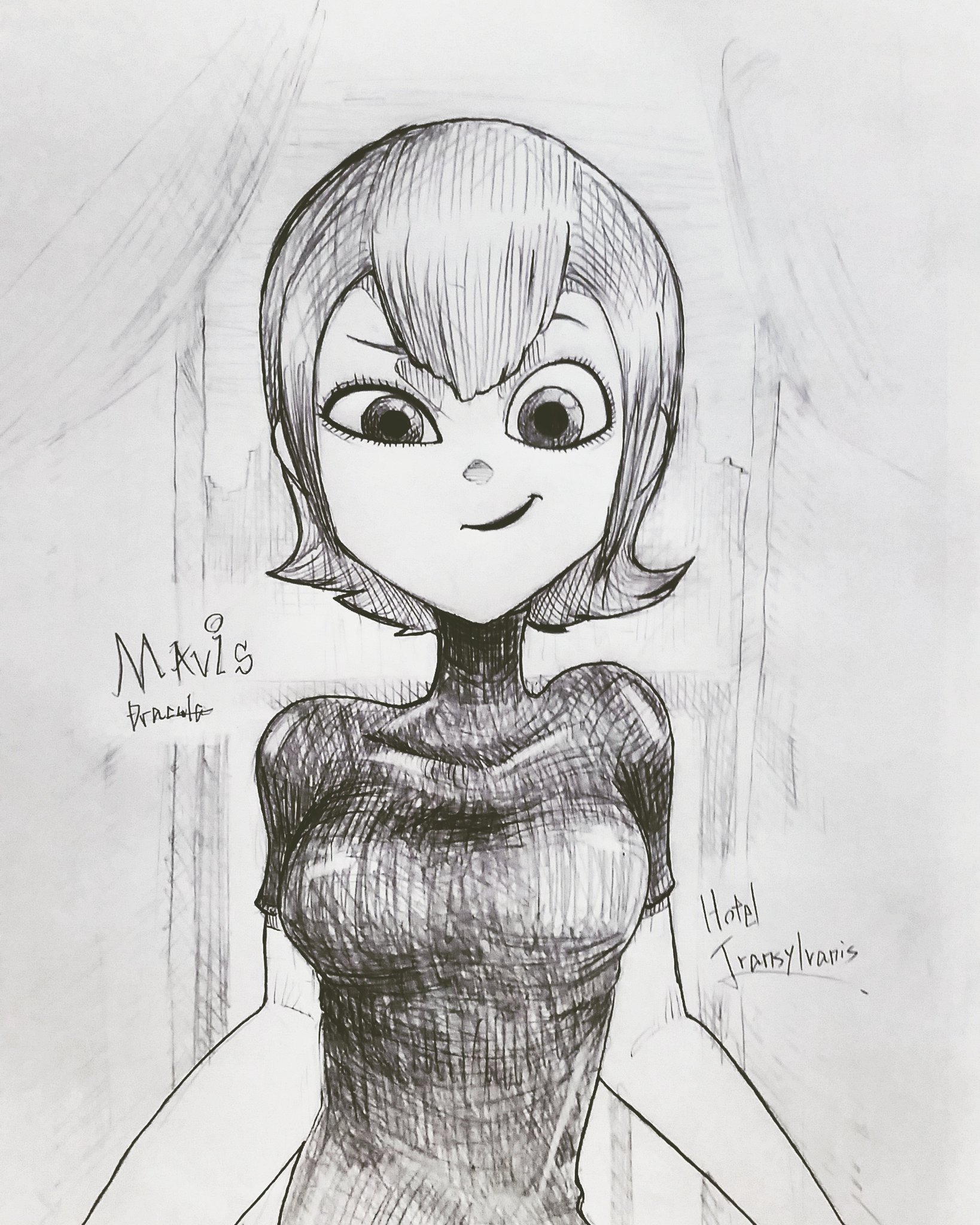 Taiga در توییتر メイヴィス モンスターホテル Hoteltransylvania メイヴィス Mavis Mavisdracula 落書き イラスト基地 イラスト完成 絵描きの輪 イラスト塾 イラスト拡散 絵描き人