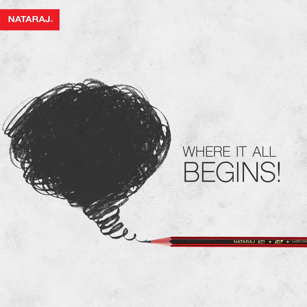 NatarajPencils's tweet image. An image of your brain when ideas come rushing in! #TheThinkingMan #WriteThoseIdeasDown