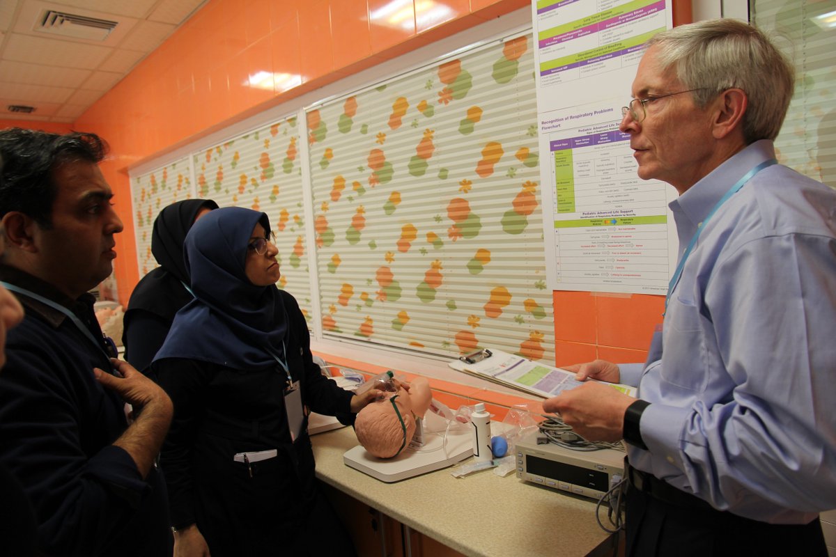 UNICEF_IRAN's tweet photo. Training on #PediatricAdvancedLifeSupport,facilitated by instructors from #JohnsHopkinsSchoolofMedicine,15-20 May https://t.co/02JrxoAp1z