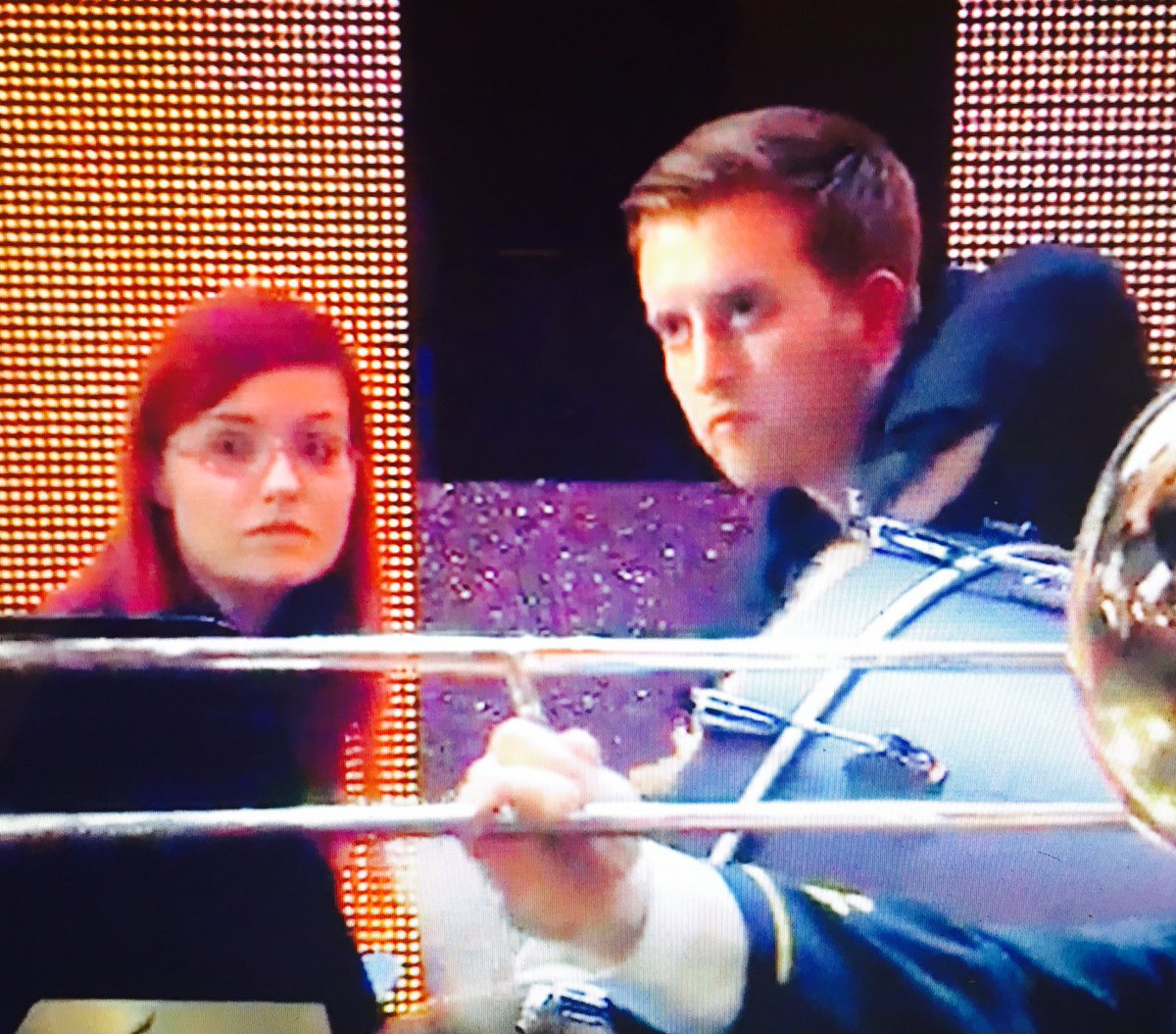 MissDaisyEvans's tweet image. That look of concentration! Well done @TongwynlaisBand for a fab performance on @BandCymru. #bornagainpercussionist