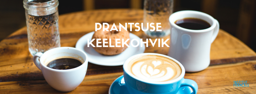 IF_Estonie's tweet photo. Kolmapäeval, 18. mail kl 18.00 ootame teid #Prantsuse keelekohvikusse vestlust harjutama! https://t.co/xWMQynN9Eu https://t.co/pqXBvR95wD