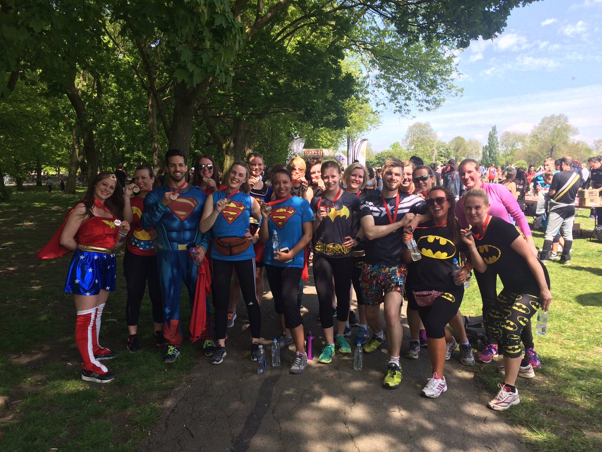 Fun in <a href="/doitforcharity/">Do It For Charity</a> #SuperHeroRun2016 with <a href="/CWTME_UKI/">CWT Meetings & Events UK&I</a> <a href="/MalmaisonHotels/">Malmaison Hotels</a> <a href="/HotelduVinBrand/">Hotel du Vin</a> raising cash 4 @mosac_uk