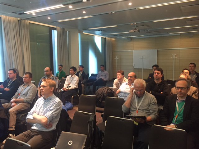 sbriot_bzh's tweet image. The audience of the workshop #ICRA16 #ParallelRobots