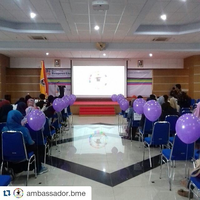 Pagi tadi dalam acara Ambassador