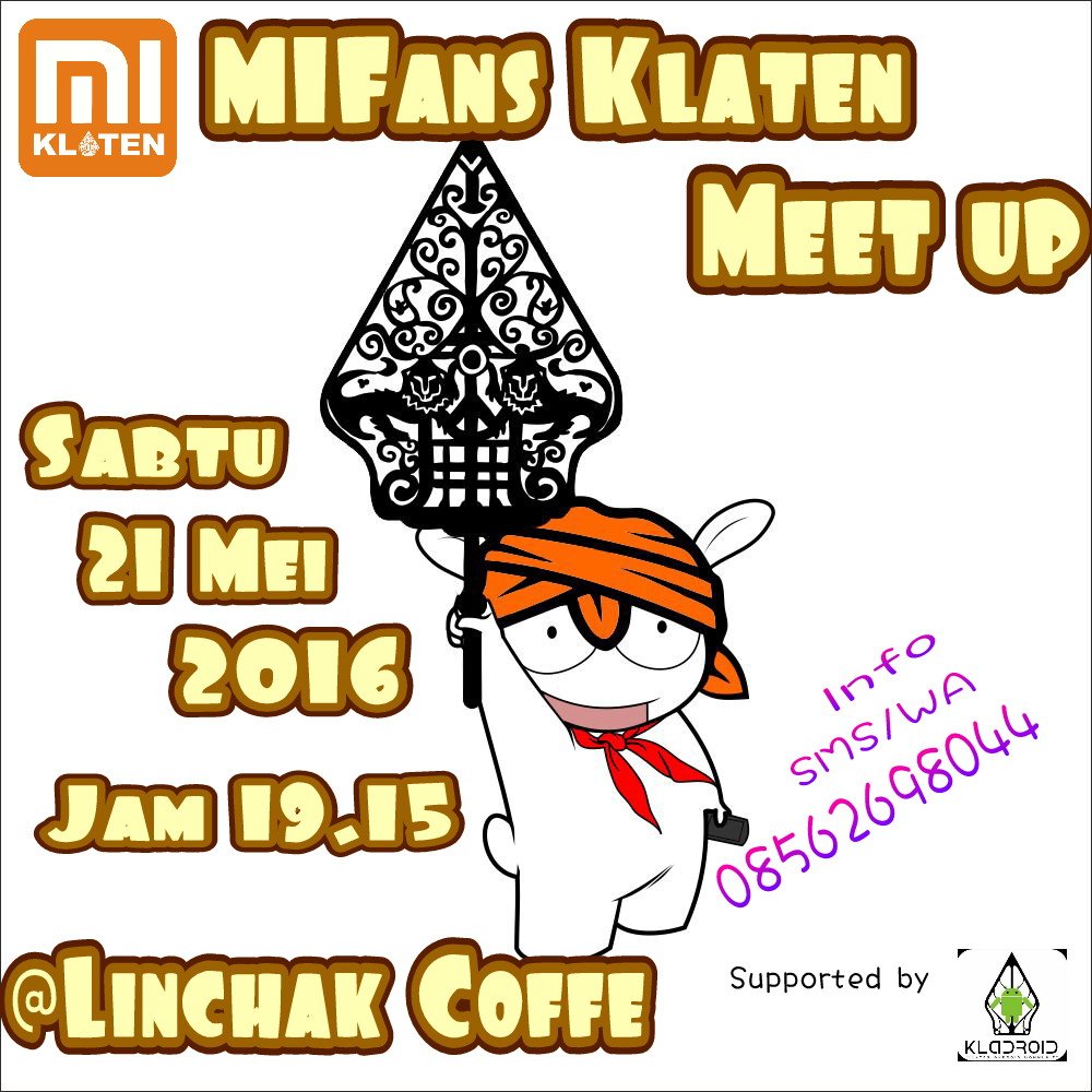 ojo lali, catet tanggal karo jam'e #AyoMeetUp #BudayakanMeetUp #Klaten