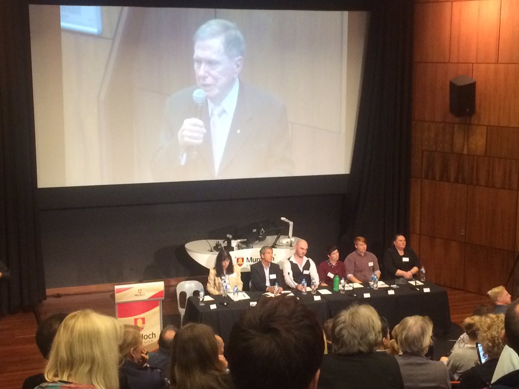 jenjrobinso's tweet photo. Fabulous symposium with Hon Michael Kirby on inclusive education #rightsined @yawcrc https://t.co/iV3FSV9TE2