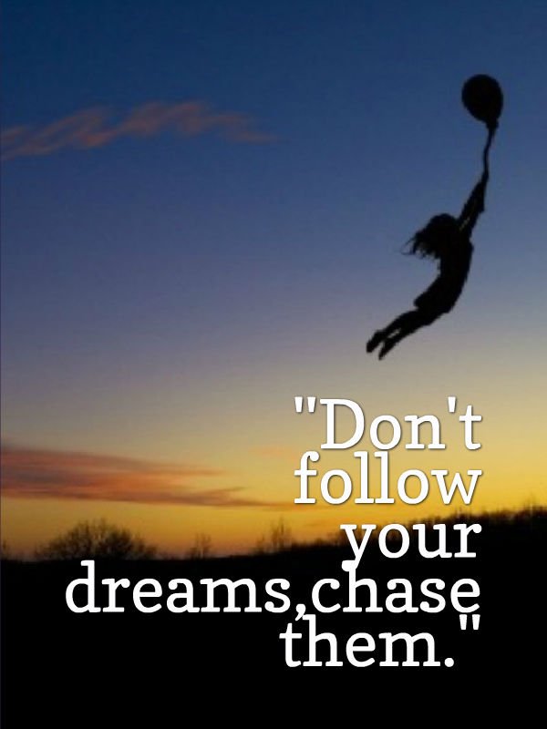 smsapplication5's tweet image. Don't #follow your #dreams, #chase them.