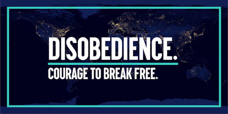 JOIN US for a FREE screening of “Disobedience"
 7.30-9.30pm, Wednesday 8th June 2016 -  G201, Polhill campus Bedford