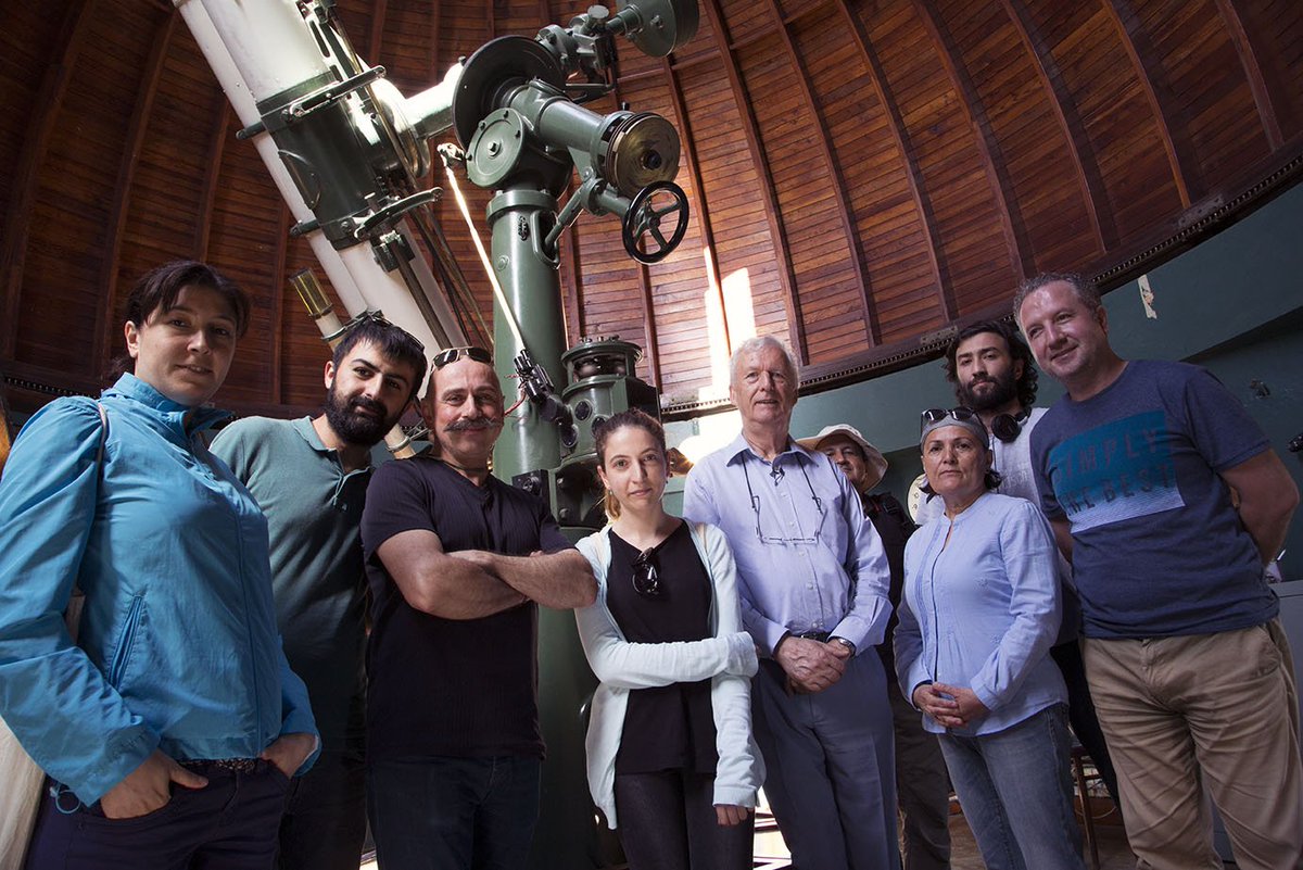 Geri Dönüşmez Kısa Film Atölyesi'nden çıkan ilk projenin çekimlerine Kandilli Rasathanesi'nde başladık!