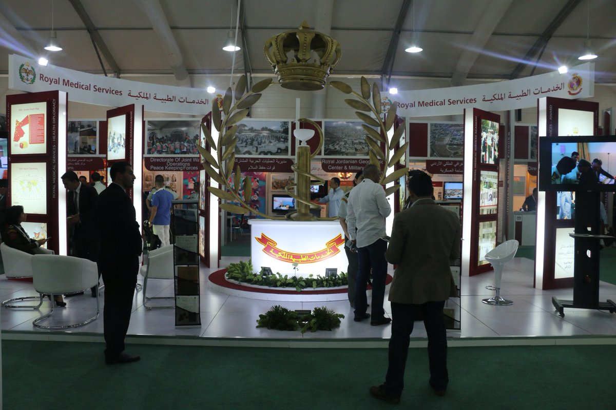 JrtvMedia's tweet photo. جانب من معرض #سوفكس2016
مشاركة #الخدمات_الطبية_الملكية في #sofex2016
#الأردن #jordan https://t.co/a7lZWkmxe4