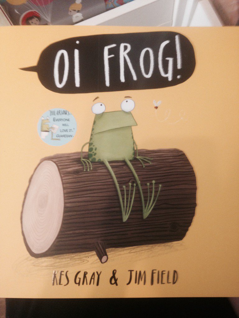 We've been talking books with <a href="/laurarawlings/">Laura Rawlings</a> on @bbcrb - books like Oi Frog! #SUFL