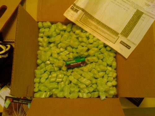 Over_Packaged's tweet image. All those packing peanuts for such a small little thing?! #OverPackaged