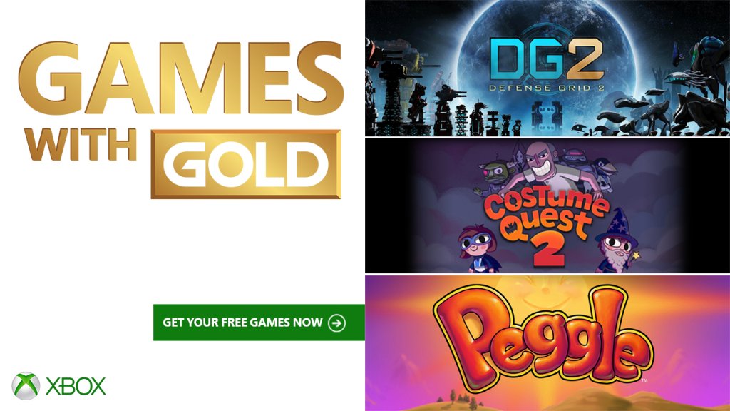 Costume Quest 2 [E10+] and Peggle [E] are now ready to download—free—through #GamesWithGold: bit.ly/1TVMmcB
