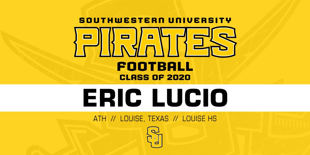 SUPiratesFB's tweet photo. SUFB welcomes #SoTx ATH Eric Lucio @Easy_Money7 #APiratesLife16 #BeSouthwestern https://t.co/fT68TNyYLy