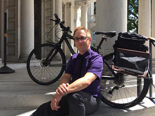 PennDOT's Bike/Ped coordinator visits Pittsburgh, vows to update Pa.’s bike policies bit.ly/1NvJ9RZ