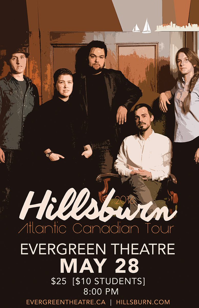Hillsburn (@hillsburnband) on Twitter photo We finally get to play the lovely <a href="/evergreentheatr/">EvergreenTheatre</a> May 28! Going to be a blast! Tickets at: evergreentheatre.ca We finally get to play the lovely <a href="/evergreentheatr/">EvergreenTheatre</a> May 28! Going to be a blast! Tickets at: evergreentheatre.ca
