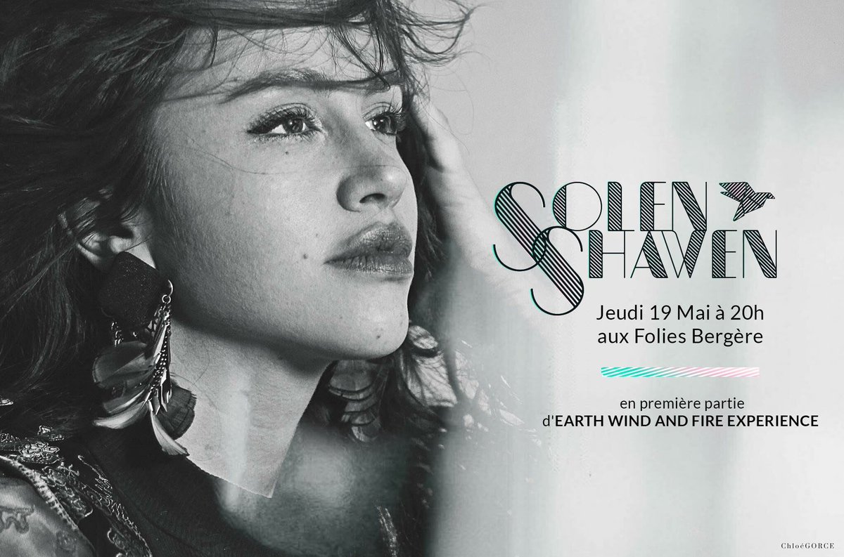 SolenShawen's tweet photo. J-3 !! #foliesbergere #firstpart #Paris #EarthWindFireandexperience #parisjetaime #frenchsinger #woman https://t.co/SRmPvm6zHw