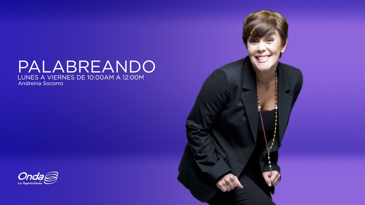 Onda1073's tweet photo. Al aire @andreinasocorro Palabreando. Hasta las 12. #AsíSomos https://t.co/NbzD4fsIYw