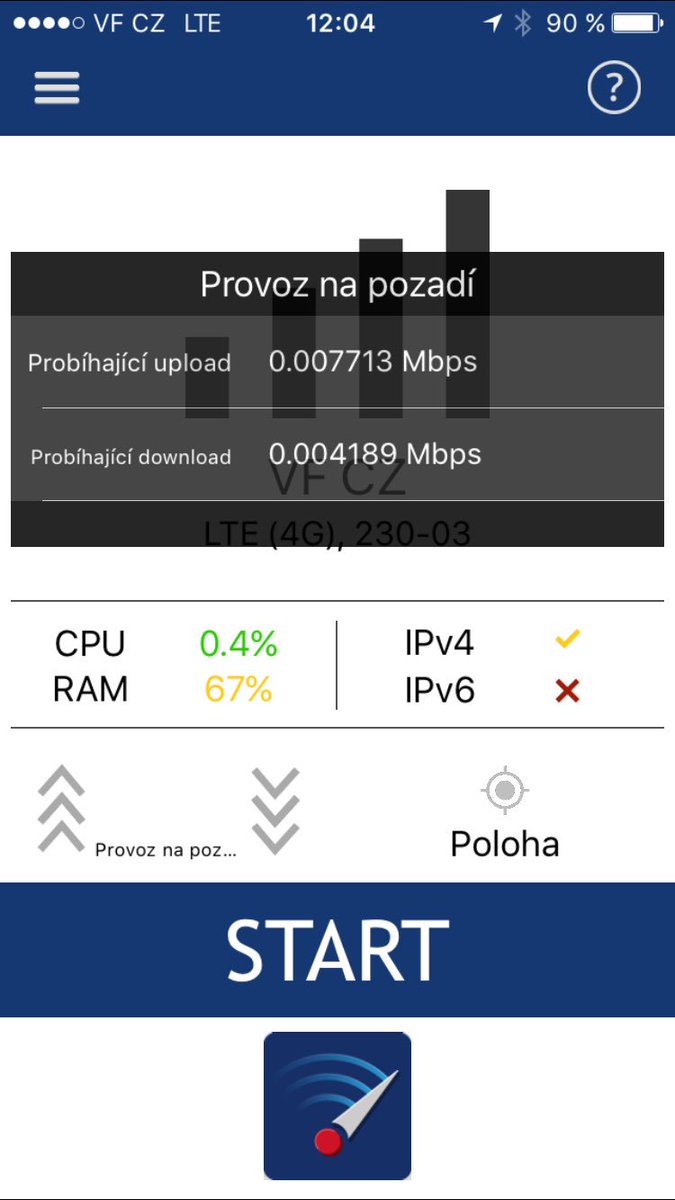 xmireknovak's tweet image. Nove vlastnosti #netmetr pro ios. #libi #ostryprovoz diky @CZ_NIC