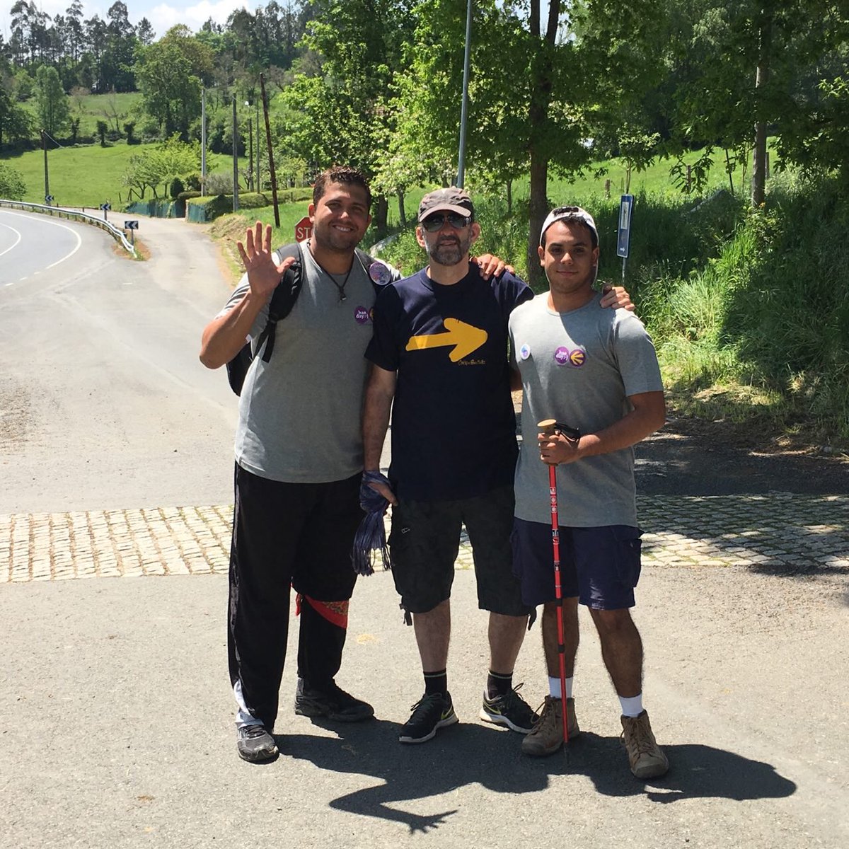 Part of HAEi group after finishing 2nd stage #HAEiAedafCaminoWalk <a href="/SEAIC_Alergia/">SEAIC</a> <a href="/CAJMIR_SEAIC/">CAJMIR</a> <a href="/Alergia_SMCLM/">SMCLM Alergología</a>