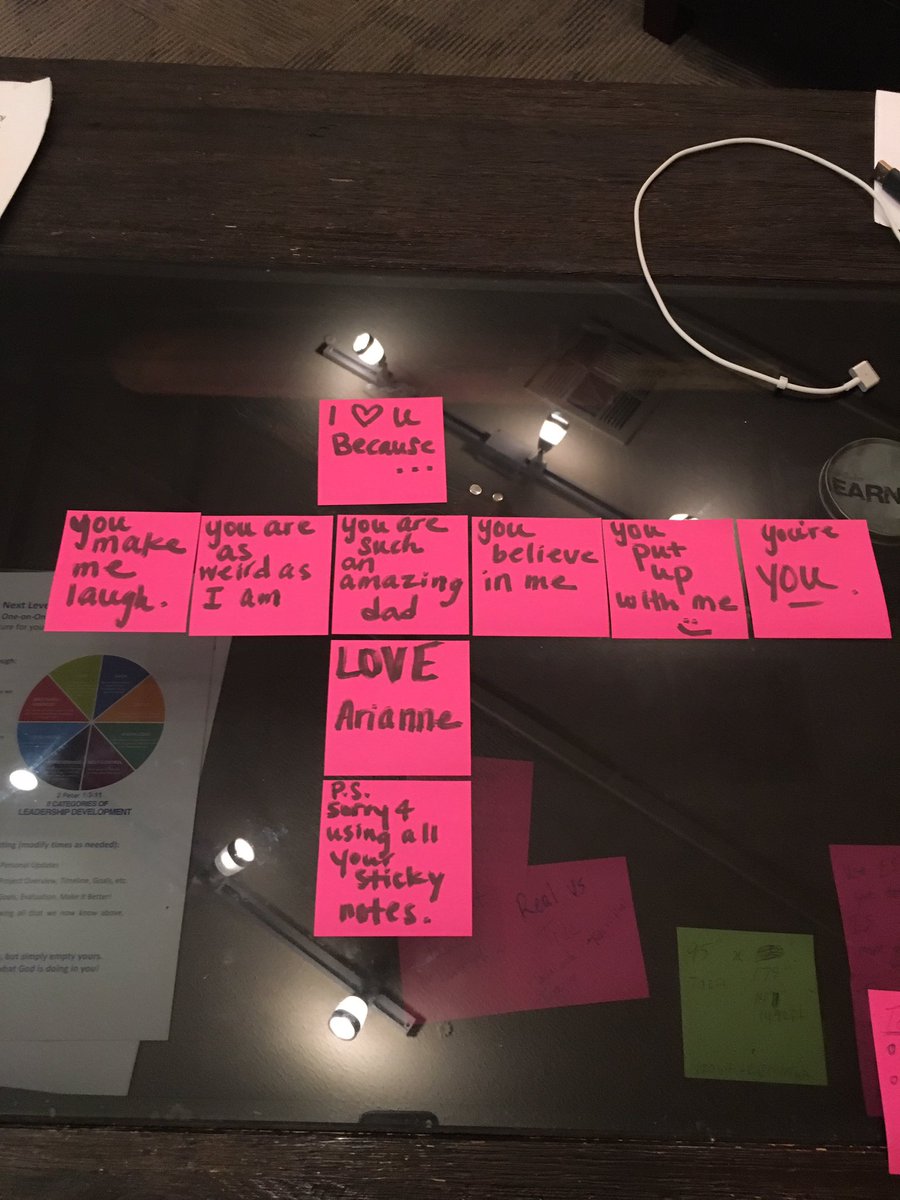 will_hutch's tweet image. People wonder why @arianneashley &amp;amp; I keep having kids... 
Thanks for the note(s) Ari! #2strong