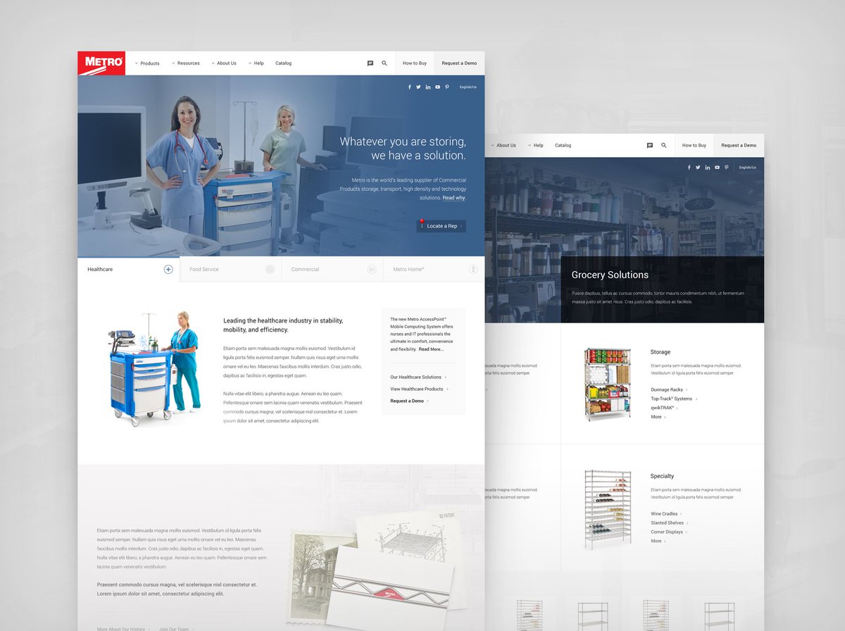 We recently added responsive web site designs to our portfolio that we did for Metro. 

plainmade.com/projects/15898…