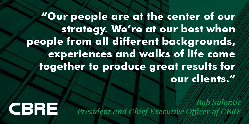 CBRE's tweet photo. CBRE is committed to supporting an inclusive business &amp; this month we celebrate UN World Day for Cultural Diversity. https://t.co/WXU8did41u